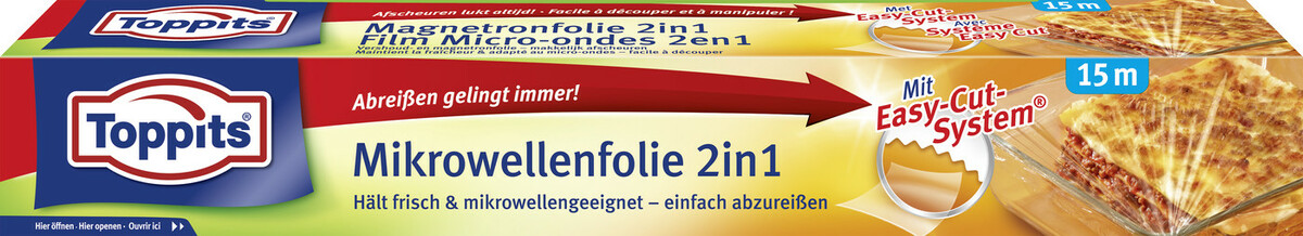 Bild 1 von Toppits Mikrowellenfolie 2in1 15m
