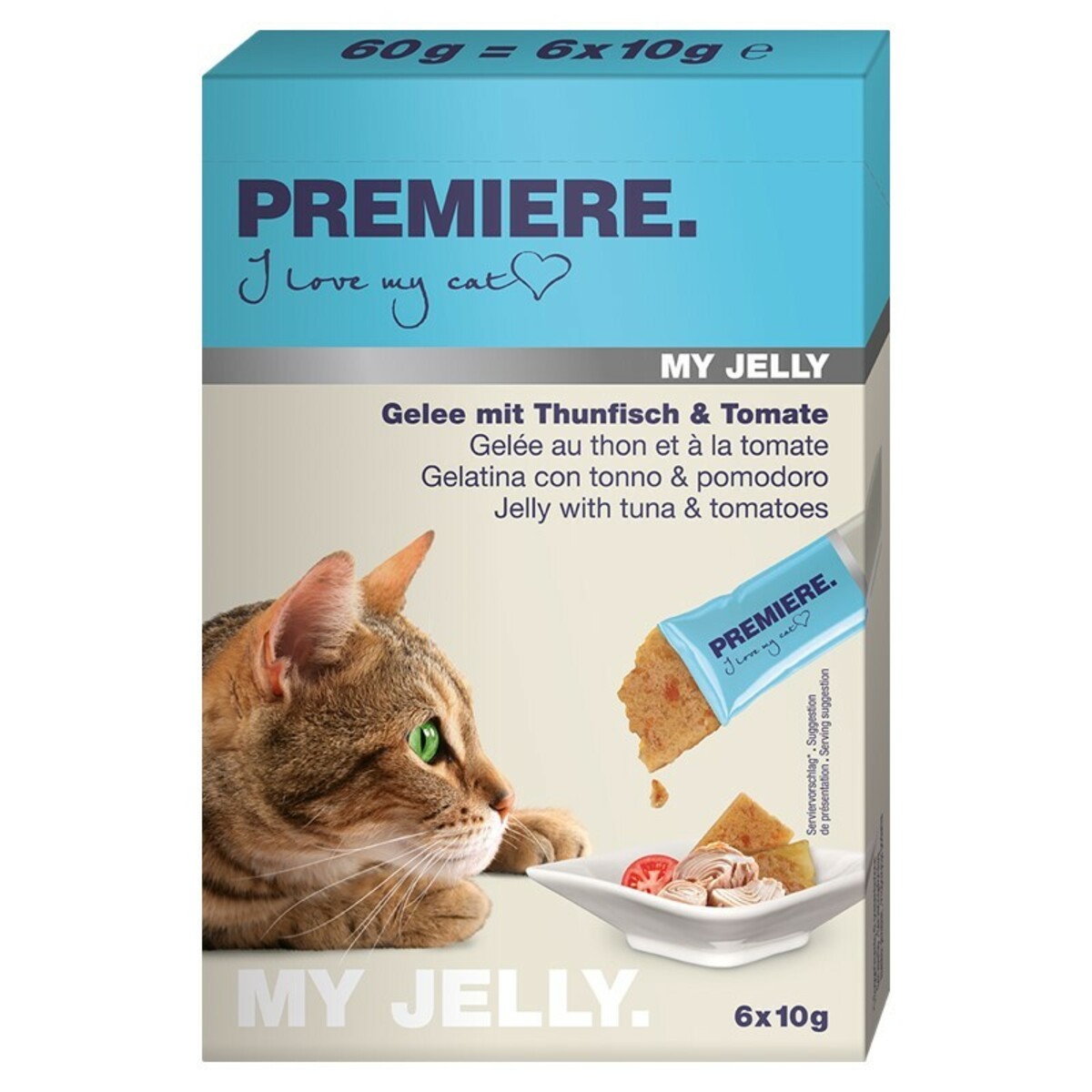 Bild 1 von PREMIERE MyJelly Thunfisch & Tomate 6x10g