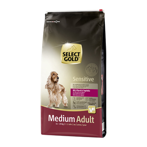 SELECT GOLD Sensitive Medium Adult Pferd & Tapioka 12 kg