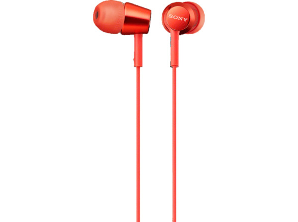 Bild 1 von SONY MDR-EX155AP, In-ear Kopfhörer  Rot