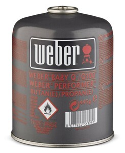 Weber Gaskartusche small
, 
445 g, mit Schraubventil