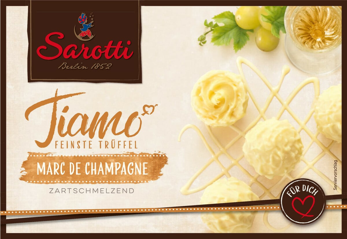 Sarotti Tiamo Feinste Trüffel - Marc De Champagne 125 G Von Edeka24 Für ...