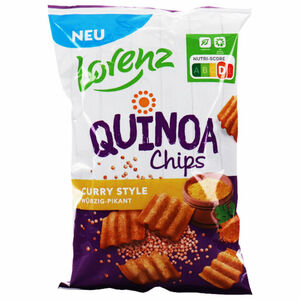 Lorenz Quinoa Chips Curry Style