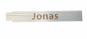 Zollstock Jonas 2 m, weiß
