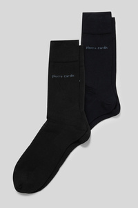 C&A Pierre Cardin-Multipack 2er-Socken, Schwarz, Größe: 43-44