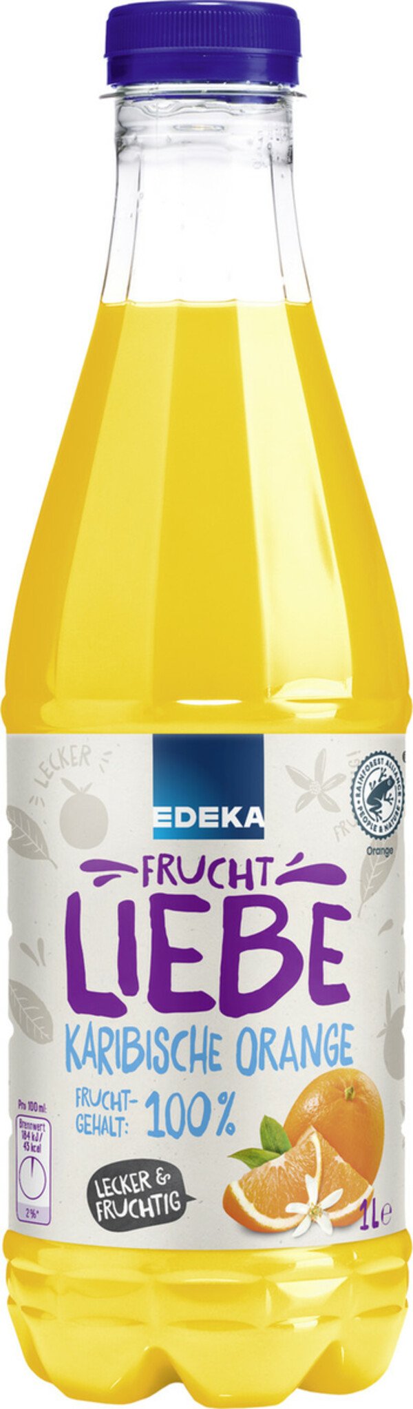 Bild 1 von EDEKA Fruchtliebe Karibische Orange 1l