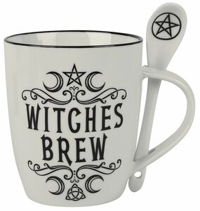 Alchemy England Witches Brew Tasse weiß schwarz