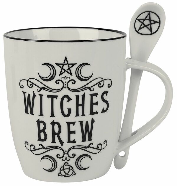 Bild 1 von Alchemy England Witches Brew Tasse weiß schwarz