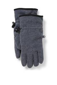 C&A Fleece-Handschuhe-THERMOLITE® EcoMade-recycelt, Grau, Größe: S