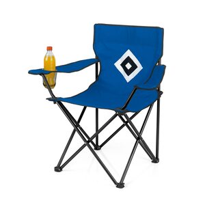 HSV Campingstuhl faltbar 80x50cm blau mit Logo