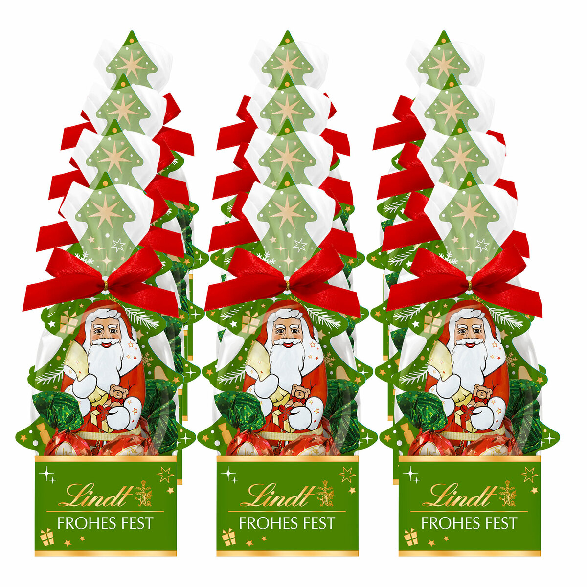 Bild 1 von Lindt Mischbeutel Santa Tanne 150 g, 12er Pack
