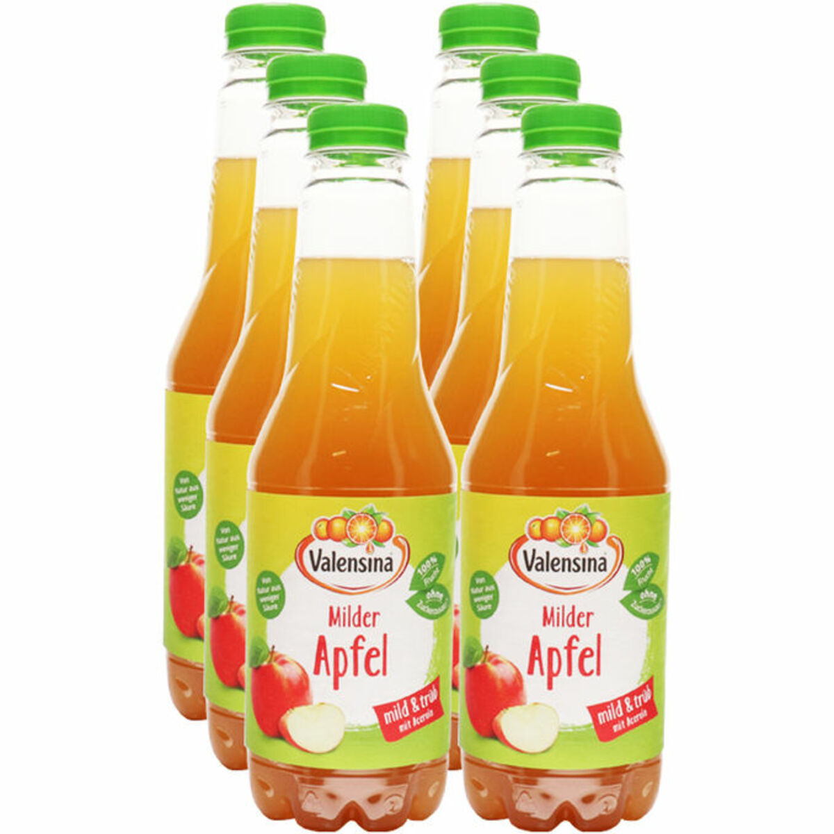 Bild 1 von Valensina Milder Apfel (mild & trüb), 6er Pack