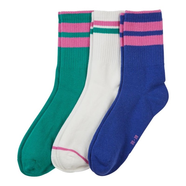 Bild 1 von Damen-Socken mit Trend-Muster, 3er-Pack