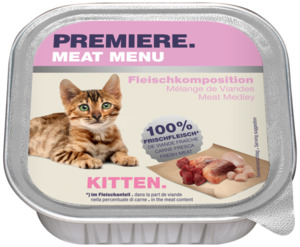 PREMIERE Meat Menu Kitten 16x100g Fleischkomposition