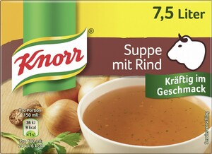 Knorr Fleisch Bouillon für 7,5L 150G