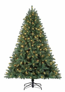 Tarrington House Weihnachtsbaum, Metall/PVC, 165 x Ø 106 cm, 100 LED, grün