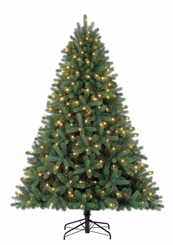Bild 1 von Tarrington House Weihnachtsbaum, Metall/PVC, 165 x Ø 106 cm, 100 LED, grün