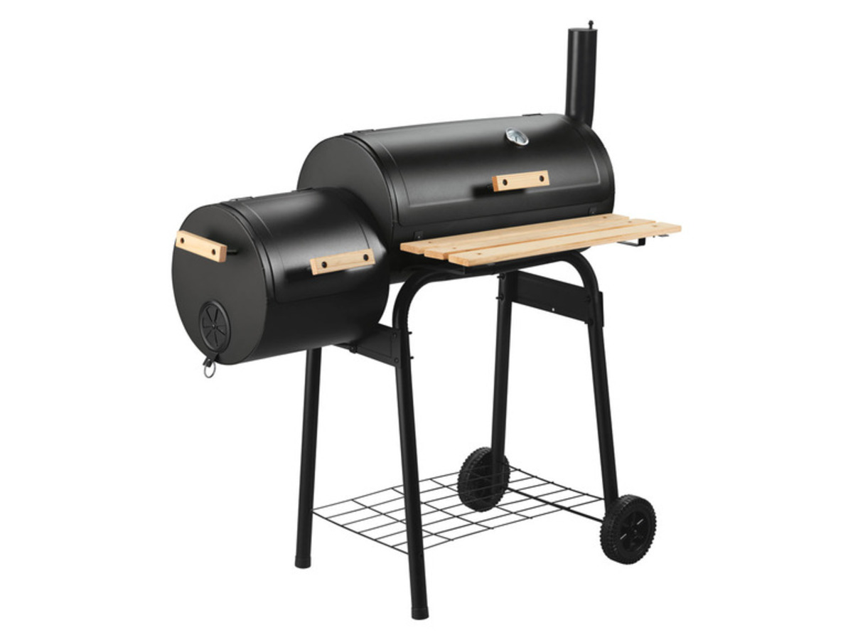 Bild 1 von GRILLMEISTER Holzkohle-Smokergrill »GMS 92 A1«, mit separater Brennkammer