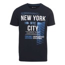 Bild 1 von Herren-T-Shirt mit New-York-City-Frontaufdruck