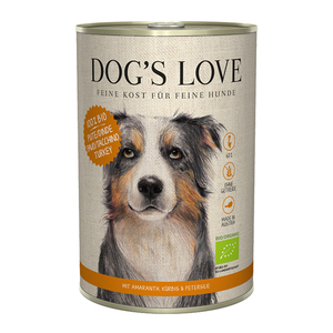 Dogs Love Dog`s Love BIO 6x400g Pute mit Amaranth & Kürbis