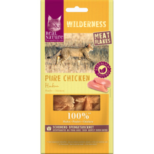 REAL NATURE WILDERNESS Meat Flakes 12x10g Pure Chicken (Huhn)