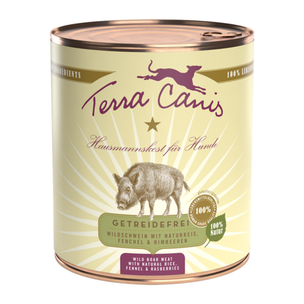 Bild 1 von Terra Canis Classic Adult 6x800g Wildschwein mit Naturreis, Fenchel & Himbeeren