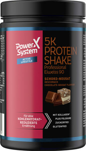 Power System 5K Protein Shake Professional Eiweiss 90 Schoko-Nougat 360G