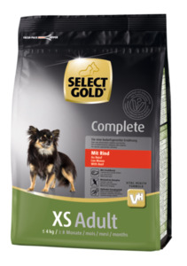 SELECT GOLD Complete XS Adult Rind