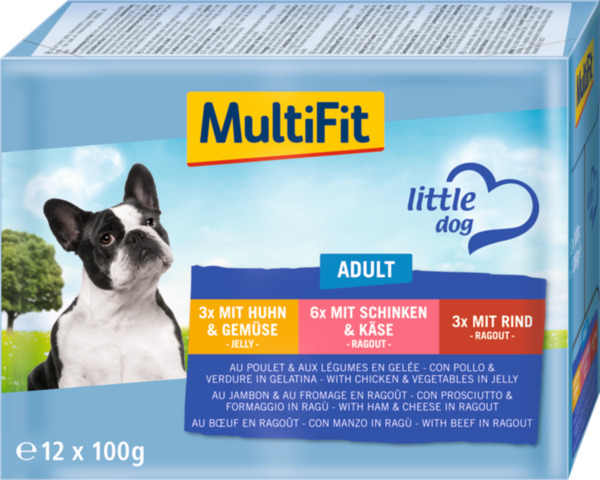 Bild 1 von MultiFit Adult Little Dog Multipack 12x100g