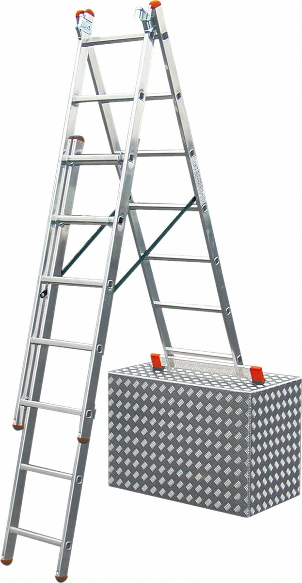 Bild 1 von Krause Vielzweckleiter 3 x 7 Sprossen
, 
mit Treppenfunktion