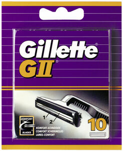 Gillette GII Systemklingen 10 Stück