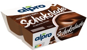 Alpro Soya Dessert Dunkle Schokolade feinherb 4x125G