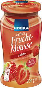 EDEKA Feines Fruchtmousse Erdbeer 300 g