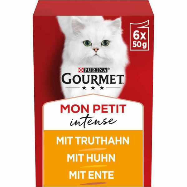 Bild 1 von Gourmet Mon Petit 8x6x50g mit Ente, Huhn, Truthahn