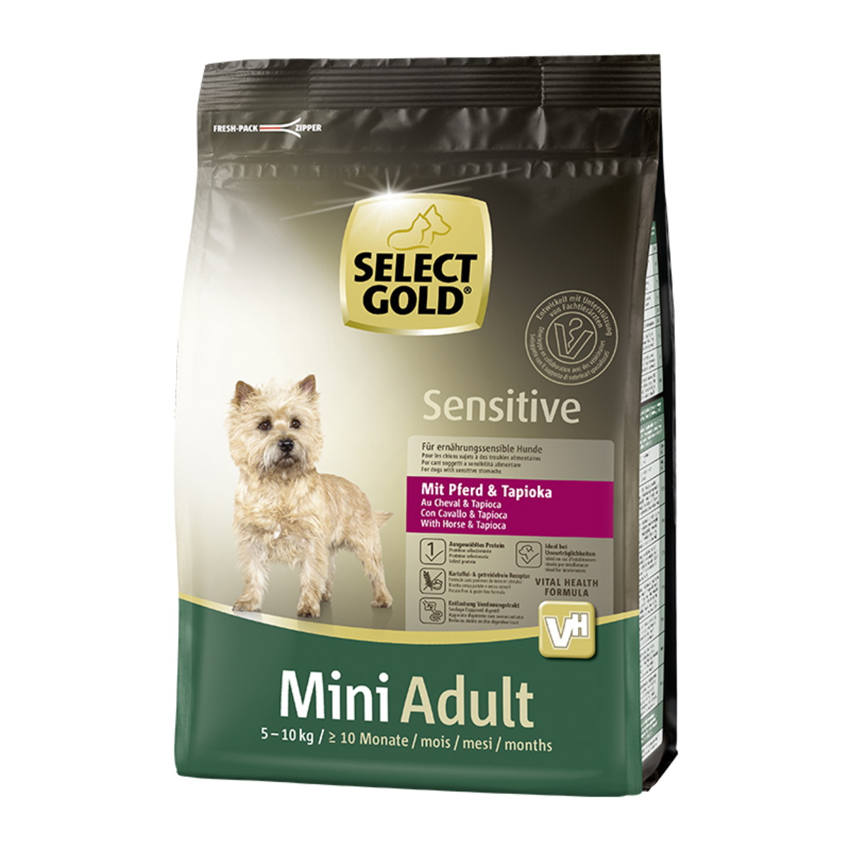 Bild 1 von SELECT GOLD Sensitive Adult Mini Pferd & Tapioka