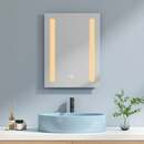 Bild 1 von LED Badspiegel 45x60cm Badezimmerspiegel mit Warmweißer Beleuchtung Touch-schalter und Beschlagfrei - 45x60cm | Warmweißes Licht + Touch +