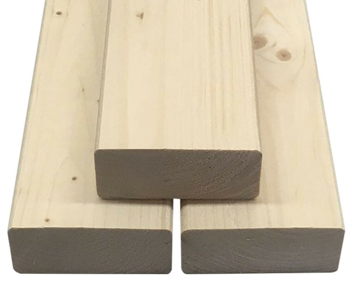 Bild 1 von Rahmen Fichte/Tanne gehobelt/egalisiert
, 
2440 x 89 x 38 mm, getrocknet, hobelfallend