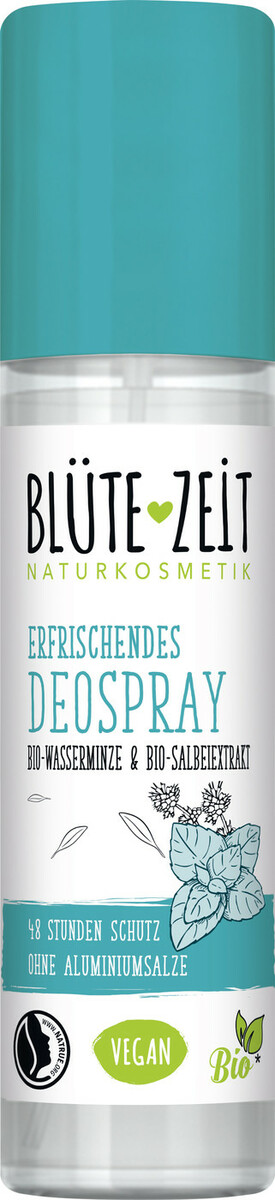 Bild 1 von Blüte-Zeit Erfrischendes Deo-Spray Wasserminze & Salbeiextrakt 75ML