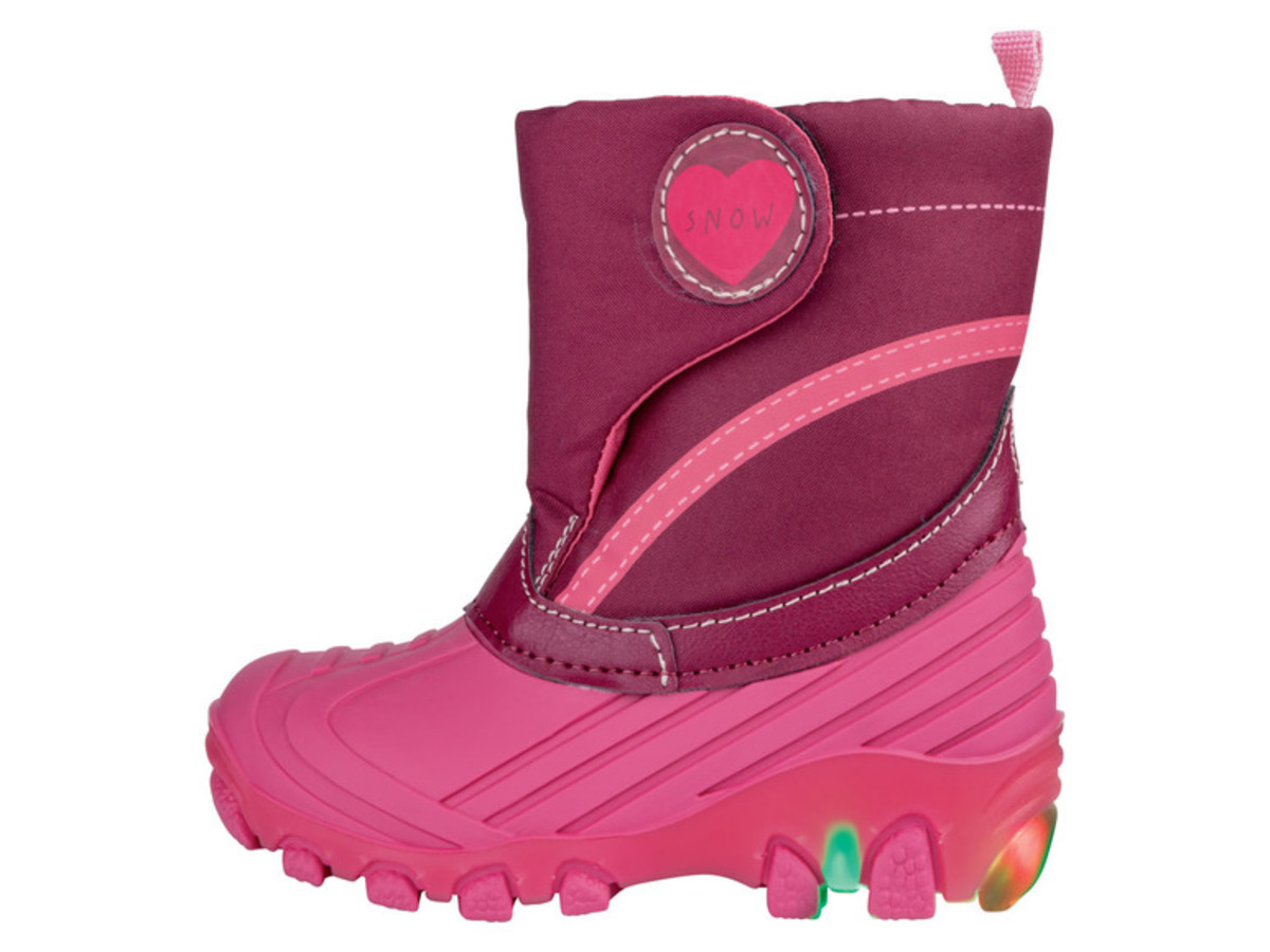 Bild 4 von lupilu Kleinkinder Mädchen LED-Winterstiefel mit Blink-Effekt