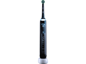 ORAL-B Genius X mit künstlicher Intelligenz & Putztechnikerkennung, Elektrische Zahnbürste Schwarz