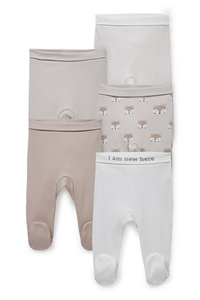 C&A Multipack 4er-Baby-Hose-Bio-Baumwolle, Weiß, Größe: 50
