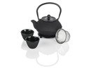 Bild 4 von ERNESTO Gusseisen-Tee-Set, 4-teilig, mit herausnehmbarem Teefilter