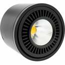 Bild 1 von BeMatik - LED Fokus Oberfläche COB Lampe 9W 220VAC 3000K schwarz 85mm