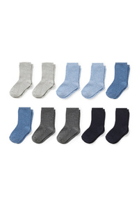 C&A Multipack 10er-Baby-Socken, Grau, Größe: 15-17