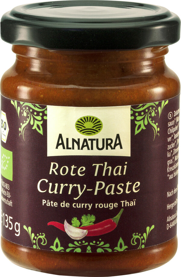 Bild 1 von Alnatura Bio Rote Thai Curry-Paste 135G