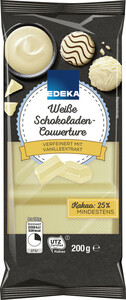 EDEKA Weiße Schokoladen-Couvertüre 200 g