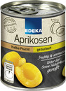 Bild 1 von EDEKA Aprikosen halbe Frucht gezuckert kleine Dose 225 g