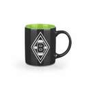 Bild 1 von BMG Kaffeebecher 350ml schwarz/weiß/grün mit Logo