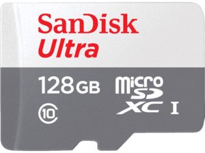 SANDISK Ultra, Micro-SDXC Speicherkarte, 128 GB