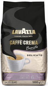Lavazza Barista Caffe Crema Delicato ganze Bohnen 1KG